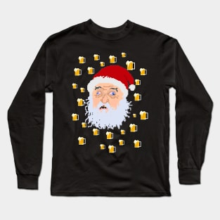 Santa Drunk Again Long Sleeve T-Shirt